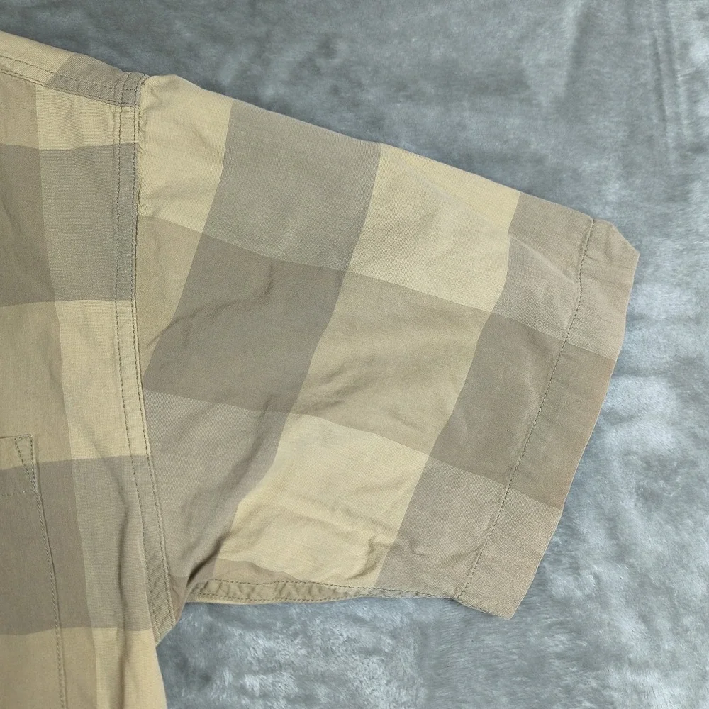 The North Face A5 Series Shirt Men Small Plaid Button Up Gorpcore Outdoor Hiking